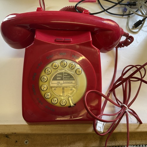 Retro gpo red telephone - retro,