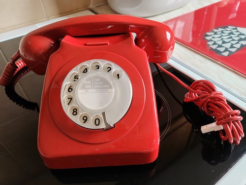 Classic red telephone - bt, gpo