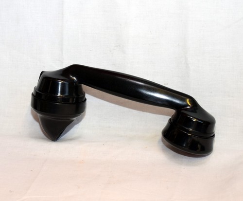Gpo black telephone handset - black,