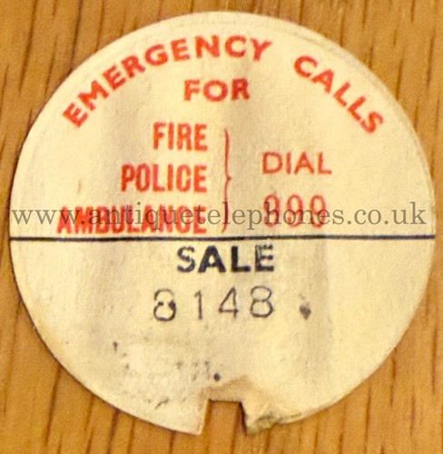 Genuine gpo telephone dial - genuine,