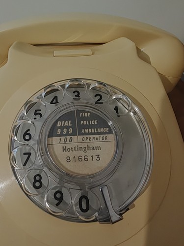 Vintage gpo style rotary - gpo, dial