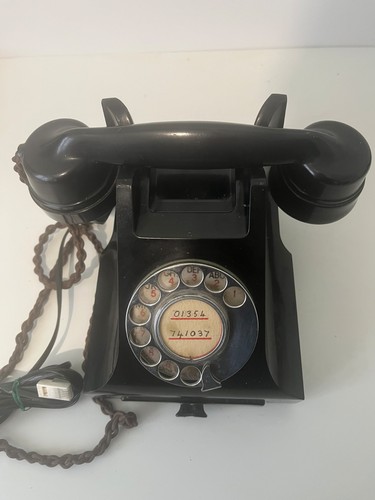 Vintage gpo bakalite telephone - vintage,