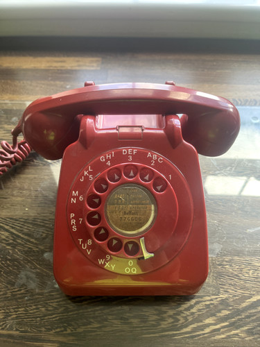 Vintage red 1960s - , gpo