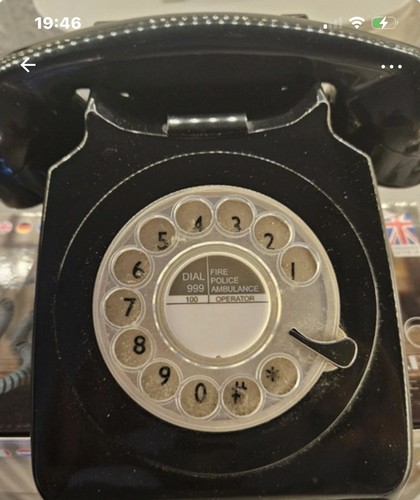 Gpo rotary dial telephone - telephone., 746